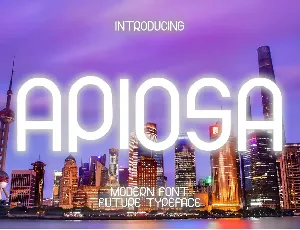 Apiosa font