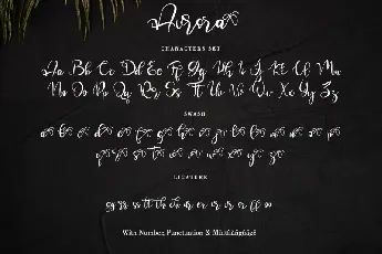 Aurora Calligraphy font