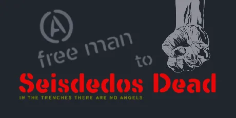 Seisdedos Deads font