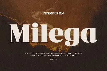 Milega font