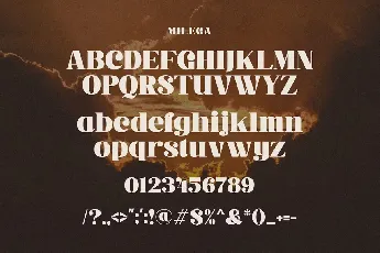 Milega font