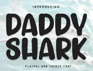 Daddy Shark Display font