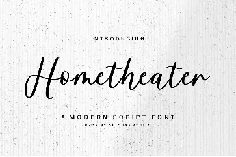 Hometheater font