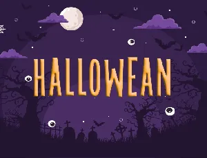 Hallowean font