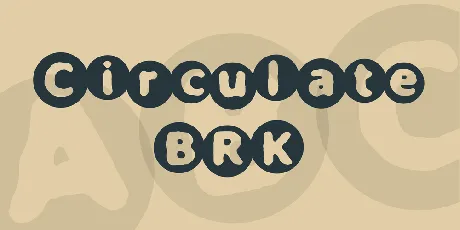 Circulate BRK font