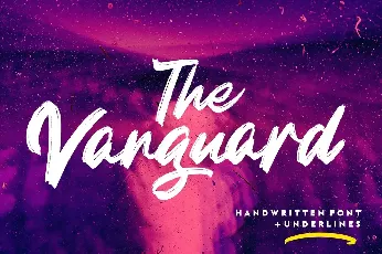 The Vanguard font