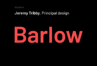 Barlow Family font