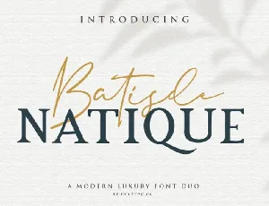 Batisde Duo font