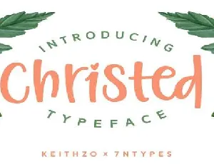 Christed font