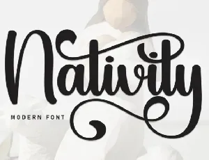 Nativity Script font