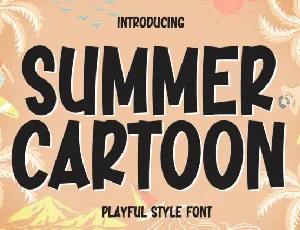 Summer Cartoon Display font