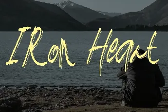 Iron_Heart font