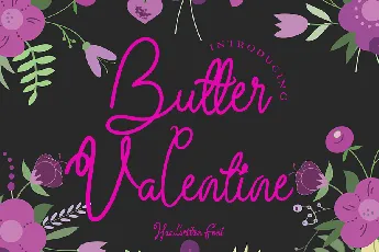 Butter Valentine font