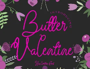 Butter Valentine font