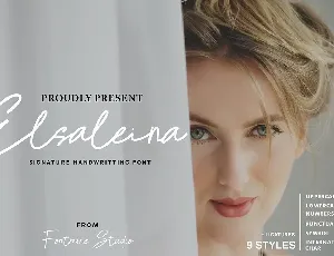 Elsaleina Demo font