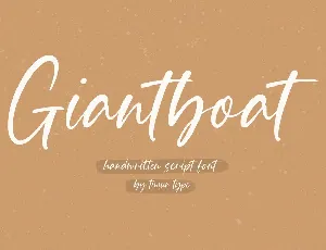 Giantboat font