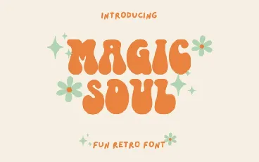 Magic Soul Display font