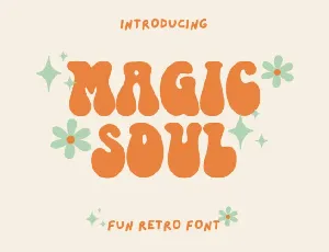 Magic Soul Display font