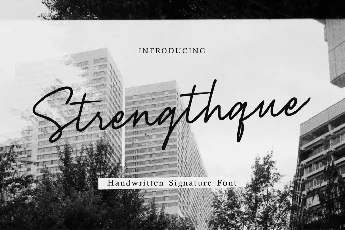 Strenghtque font