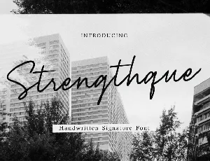 Strenghtque font