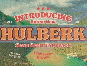 Hulberk font