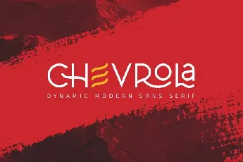 Al Chevrola Modern Sans font