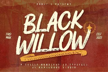 Black Willow font