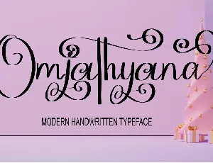 Omjathyana font