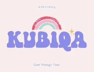 Kubiqa font