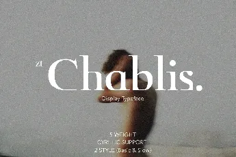 Zt Chablis Family font