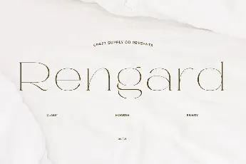 Rengard font