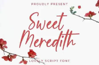 Sweet Meredith Script font