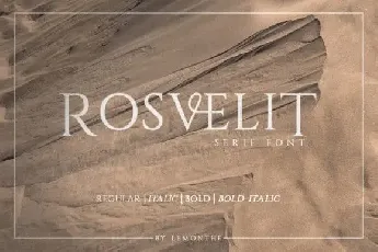 Rosvelit Serif font