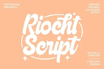 Riocht Script font