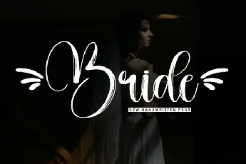 Bride Brush font