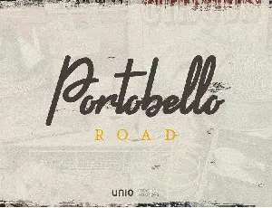 Portobello Road Family Free font