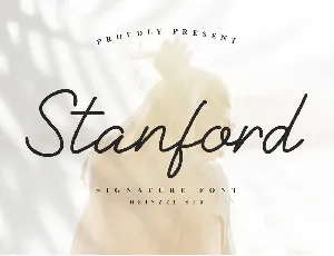 Stanford Signature font