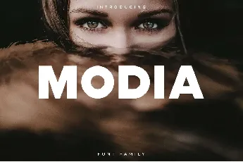 Modia-NonCommercial font