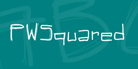 PWSquared font