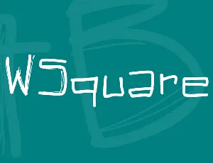 PWSquared font