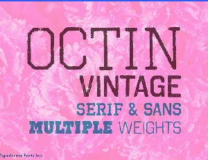 Octin Vintage font