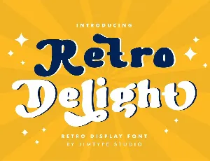 Retro Delight font