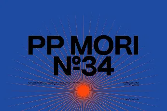 PP Mori Family font