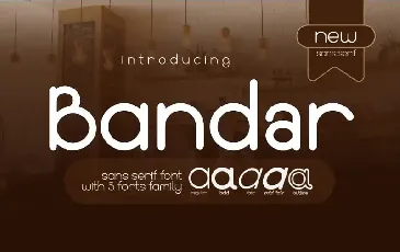 Bandar Sans Serif Modern font