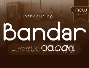 Bandar Sans Serif Modern font