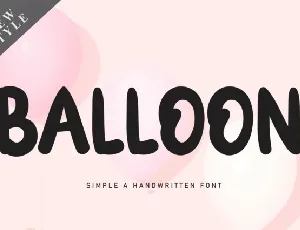 Ballon Display font