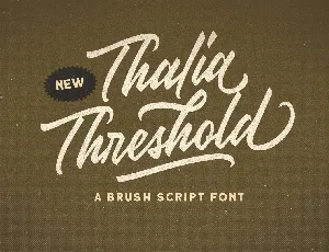 Thalia Threshold font