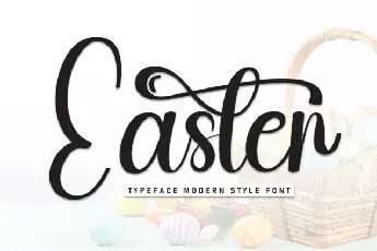 Easter Calligraphy font