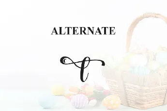 Easter Calligraphy font