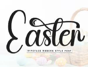 Easter Calligraphy font